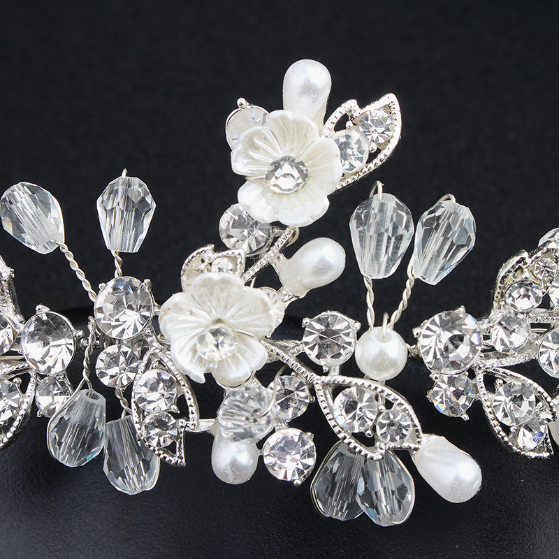 Wholesale OEM Rhinestone Bridal Wedding Hair Ribbons Wholesale OEM Rhinestone Bridal Wedding Hair Ribbons