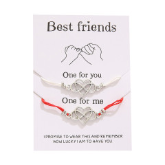 Amazon ins fashion adjustable handmade rope best friend bracelets love couple friendship with Blessing card Amazon ins fashion adjustable handmade rope best friend bracelets love couple friendship with Blessing card