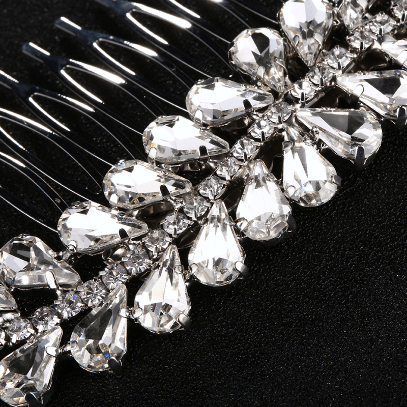 New design rhinestone Wedding hair accessories crystal bridal hair combs