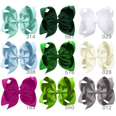 custom ins fashion fall jojo boutique babys kids girl 6 inch hair bows clips