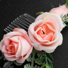 Wholesale flower jewelry women wedding bridal floral hair combs