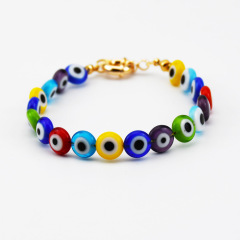 New fashion women gift bracelet charm evil eye bead friendship bracelet