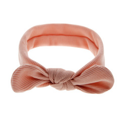 2019 Winter stripe elastic hair bands for baby girls bow knot kids hair accessories