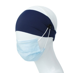 New design prevent the earache womens outdoor yoga sport short headband with buttons