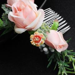 New desgin Rhinestone wedding jewelry women wedding bridal floral hair combs