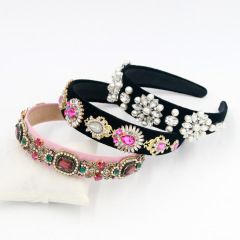 new product baroque girls women rhinestone headbands for wedding or party
