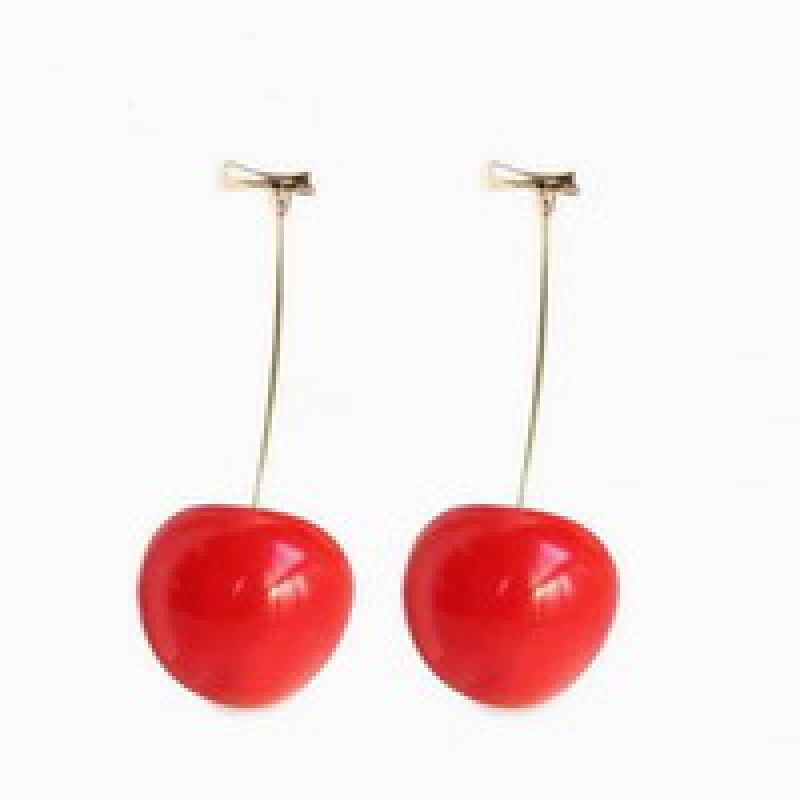 custom fashion trendy Gift fruit Adorable Cherry Drop dangle Earrings For Women custom fashion trendy Gift fruit Adorable Cherry Drop dangle Earrings For Women