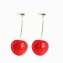 custom fashion trendy Gift fruit Adorable Cherry Drop dangle Earrings For Women custom fashion trendy Gift fruit Adorable Cherry Drop dangle Earrings For Women