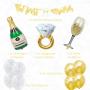 Banner Ring Goblet Foil Balloon Bachelorette Party Supplies Bride Banner Ring Goblet Foil Balloon Bachelorette Party Supplies Bride