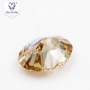 Cushion cut top quality yellow color moissanite VVS diamond for ring set