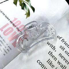 2020 new fancy woman girls large transparent hair accessories white hair claws