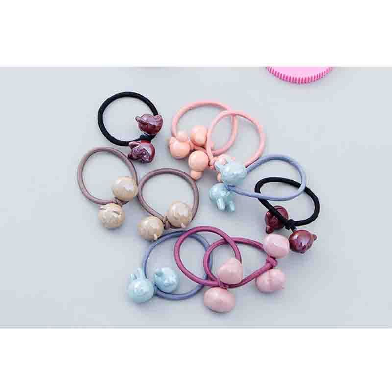 20pcs Children's hair rope set girl pink flower headbands hair band 20pcs Children's hair rope set girl pink flower headbands hair band