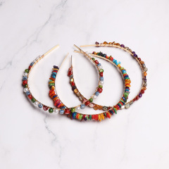New wedding hoop designer headbands and durags beach shell hairband rhinestone headbands