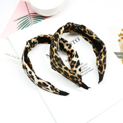 Winter Girls Hair Accessories Leopard Print Hair Band Velvet Headband
