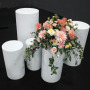 OEM round shape metal wedding dessert table for wedding decoration