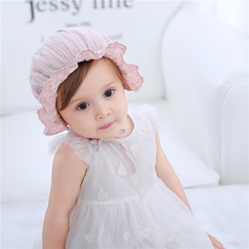 2-8 months baby princess hat newborn cotton hat ear protector elastic hat 2-8 months baby princess hat newborn cotton hat ear protector elastic hat