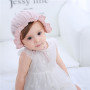 2-8 months baby princess hat newborn cotton hat ear protector elastic hat 2-8 months baby princess hat newborn cotton hat ear protector elastic hat