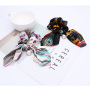 Custom Elastic Cute Ribbon Bow Hair Tie Rope Women Ponytail Hair Band