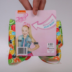 8 inch colourful Fruit pattern bow fabric hairpin hair clip for girls