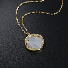 fashion girl women Adjustable round jewelry14K gold natural shell necklace gold plated fashion girl women Adjustable round jewelry14K gold natural shell necklace gold plated