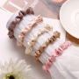 2020 Trendy Summer INS Fancy Elastic Hair Band Small Stain Hair Scrunchies For Girls