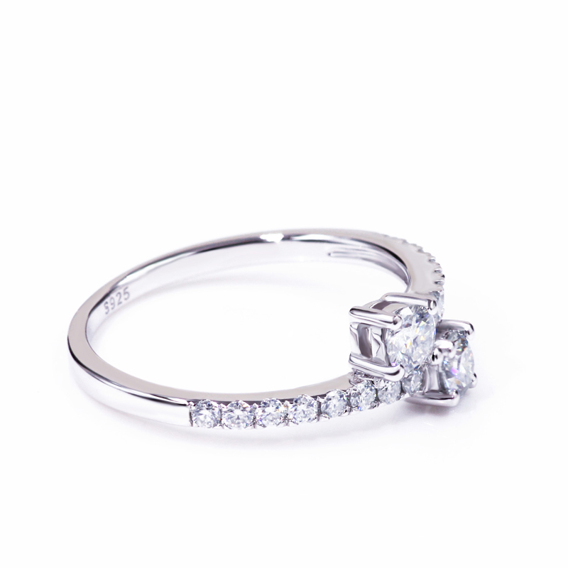 Wedding 925 sterling silver ring diamond engagement silver moissanite ring Wedding 925 sterling silver ring diamond engagement silver moissanite ring