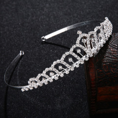 cheap korea children Alloy Water Lead Handmade  Wedding Bridal pageant crowns