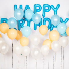 Wholesale custom color latex foil birthday balloon party decoration