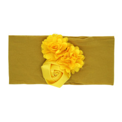 2020 Spring big flower hair band baby girl's headband kids hair accessories