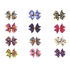 Children's pumpkin bat pattern halloween costumes kids girls mini metal hair clips hair bow alligator clips Children's pumpkin bat pattern halloween costumes kids girls mini metal hair clips hair bow alligator clips