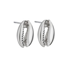 2019 Holiday decoration jewelry for women gold conch sea shell style ear studs