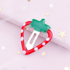 Children's Hair Accessories Pineapple apple Fruit Hairpin Hair Side Clip for Kids Wholesale