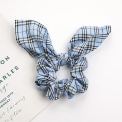 Ins Super Chic Korean Custom Dot Multicolored Chiffon Hair Scrunchies for Girls