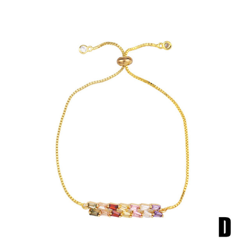 European and American fashion new exquisite jewelry zircon crystal bracelets for women