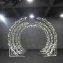 many designs metal luxury wedding stage decoration