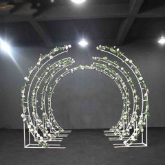 many designs metal luxury wedding stage decoration