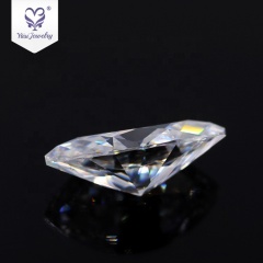 0.5 carat OEM  berlian marquise shape moissanite loose with yellow gray brown color