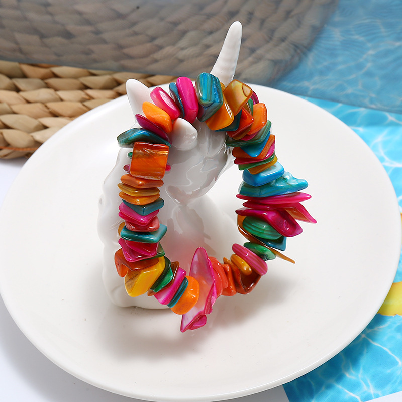 2020 new amazon ins fancy fashion girls color handmade hand leg shell bracelet for women 2020 new amazon ins fancy fashion girls color handmade hand leg shell bracelet for women