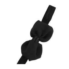 Wholesale 14 style pure color bow knot hair band for baby kids hair accessories