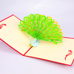 Handmade custom handmade Blessing gift pop up 3d cards christmas