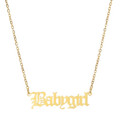 amazon gift titanium cheap engrave alphabet letter stainless steel personalized name necklace