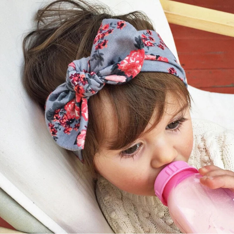 wholesale adjustable elastic children  fabric flowers  headbands