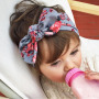 wholesale adjustable elastic children  fabric flowers  headbands