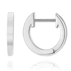 new product statement girls 925 silver gold zircon hoop earings for women 2019