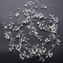 Wholesale korea fashion copper silver long hair band wedding bridal headband rhinestone