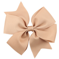 2020 Satin ribbon handmade 15 color bows knot hair clips for girls hair accessories