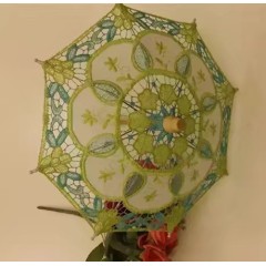 wholesale custom printing decoration Amboo Wooden Handle For China Traditional Oil Paper Umbrella