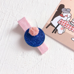 2020 summer korean irregular sequin fluorescent children kids hair clips for girls