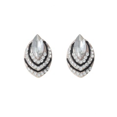 Fashion earrings 2020 women's multicolor bling  rhinestone hoop earrings crystal
