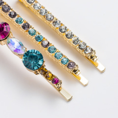 Victoria Baroque Non Slip Accessories crystal clips diamond crystal hair pins